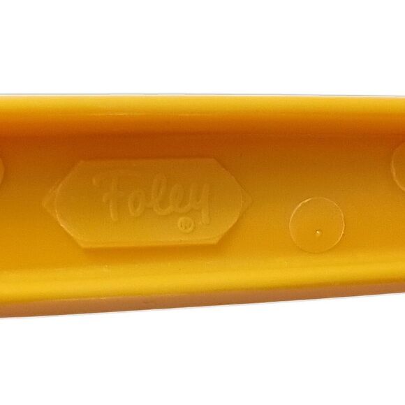 Vintage Foley Spoon Nylon Cooking Serving Utensil Bright Golden Yellow Retro - Picture 9 of 16